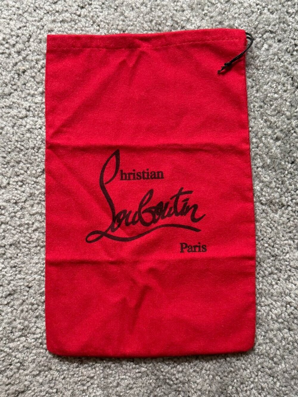 Christian Louboutin Dust bag authentic 14” x 9”